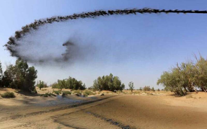 توقف مالچ‌پاشی در قلعه‌گنج